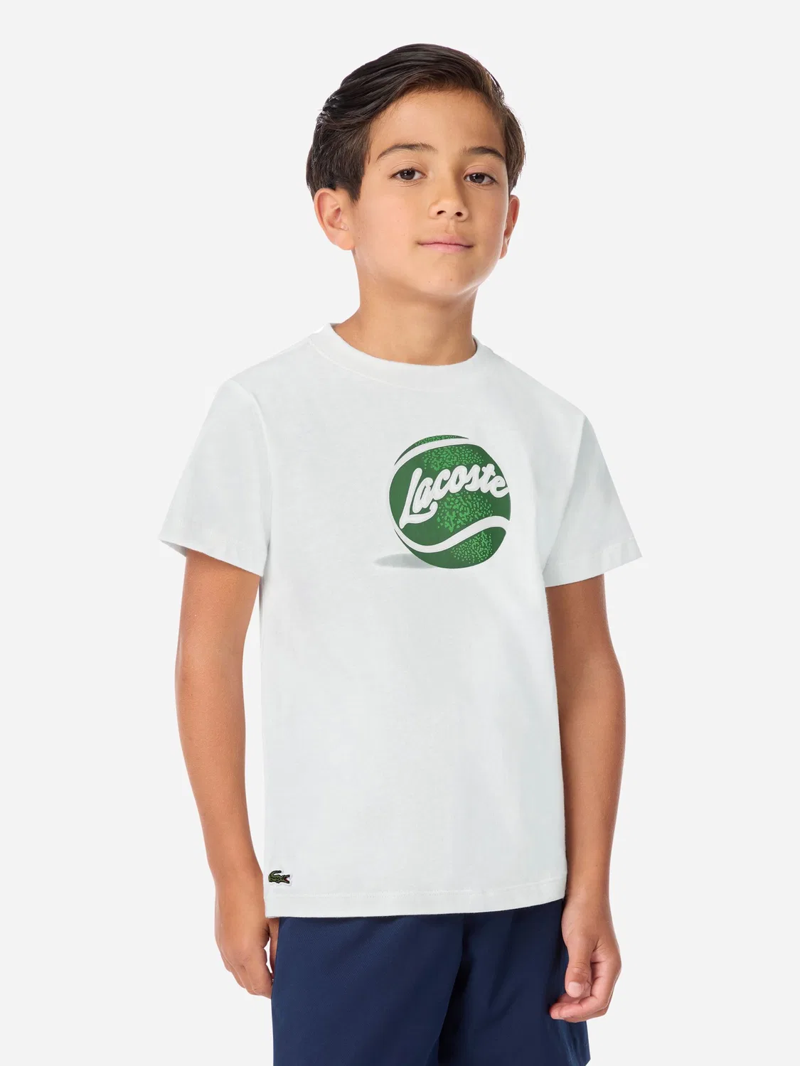 Футболка с принтом Tennis Ball Lacoste, белый
