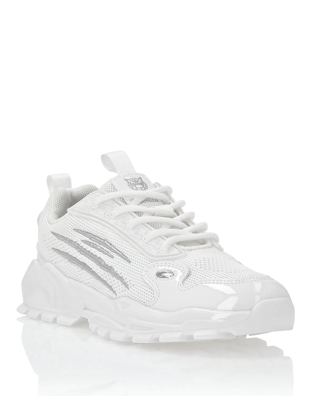 Детские кроссовки для мальчиков с логотипом на подошве Bubble Sole PLEIN SPORT, White — фото 3