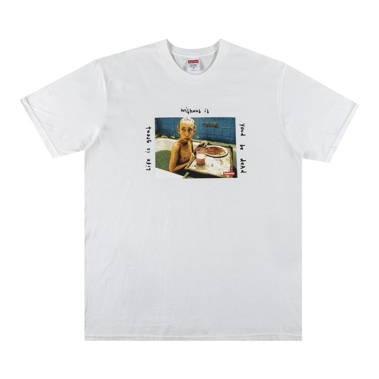 

Футболка Supreme Gummo Bathtub Tee 'White', белый