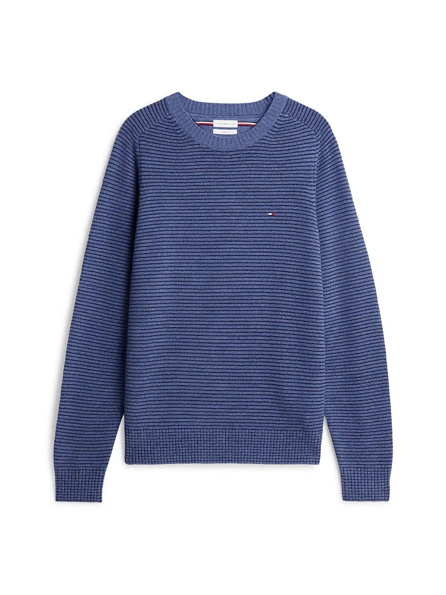 Свитер TOMMY HILFIGER темно-синего и сапфирового цвета