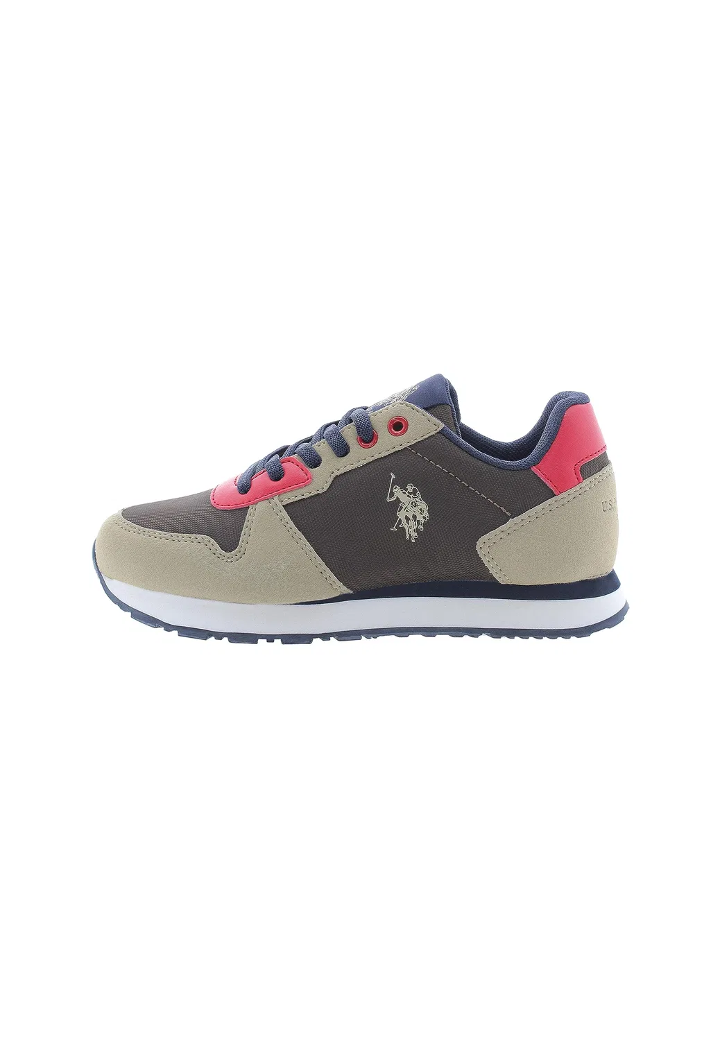 Детские кроссовки на шнуровке Nobik011k/Cnh1 U.S. POLO ASSN., Brown Beige