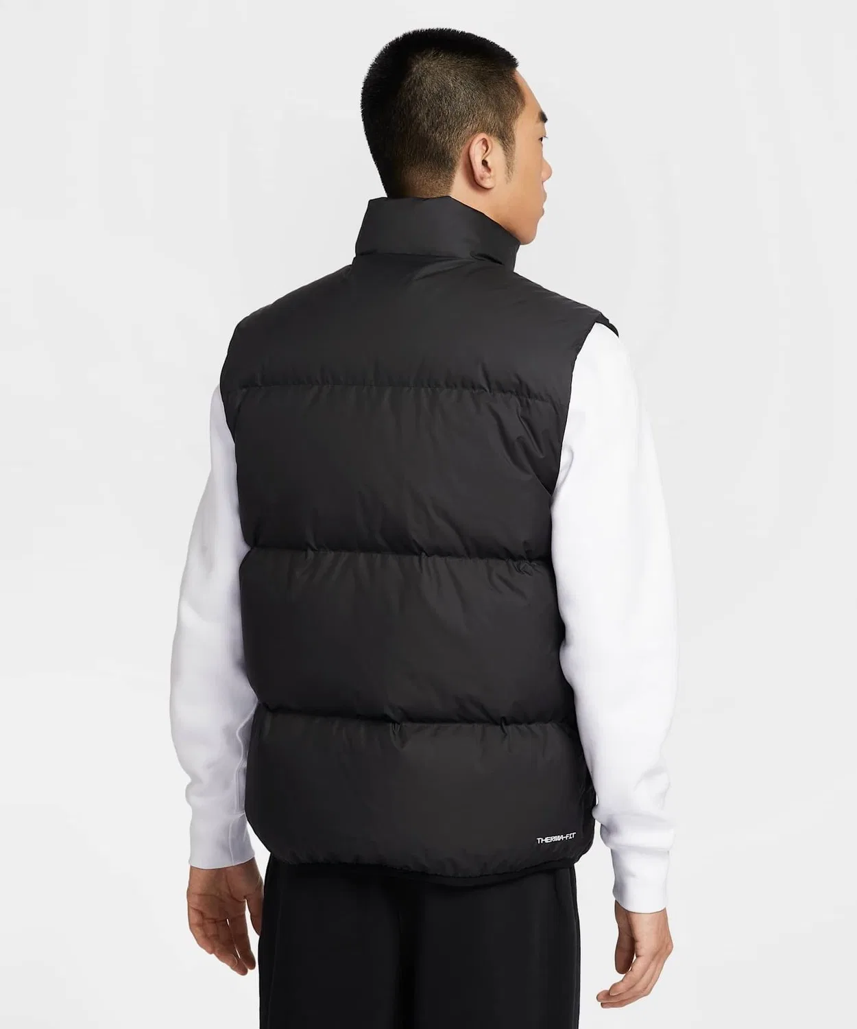 Мужской утепленный жилет Nike Sportswear Club Therma-FIT Puffer Vest, Black — фото 2