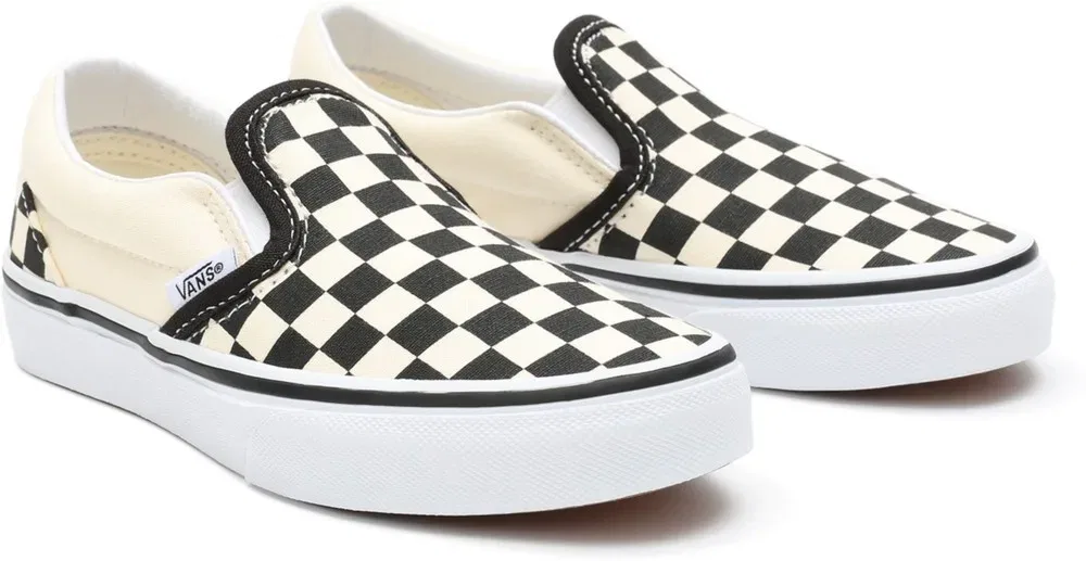 Детские слипоны slip-on Vans, Black/White