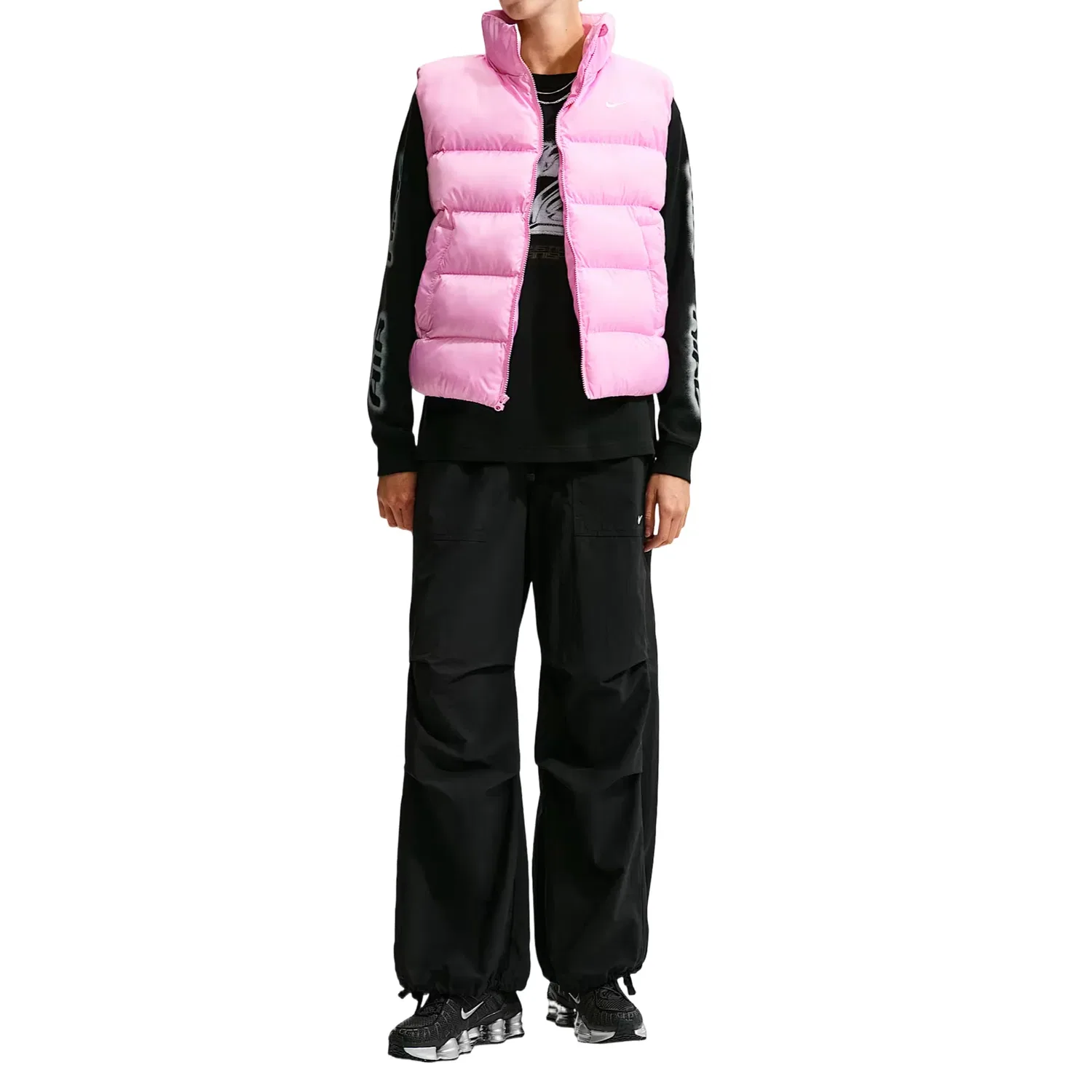 Женский жилет Sportswear Therma-FIT Vest 'Pink Rise Sail' Nike, Pink Rise/Sail — фото 3