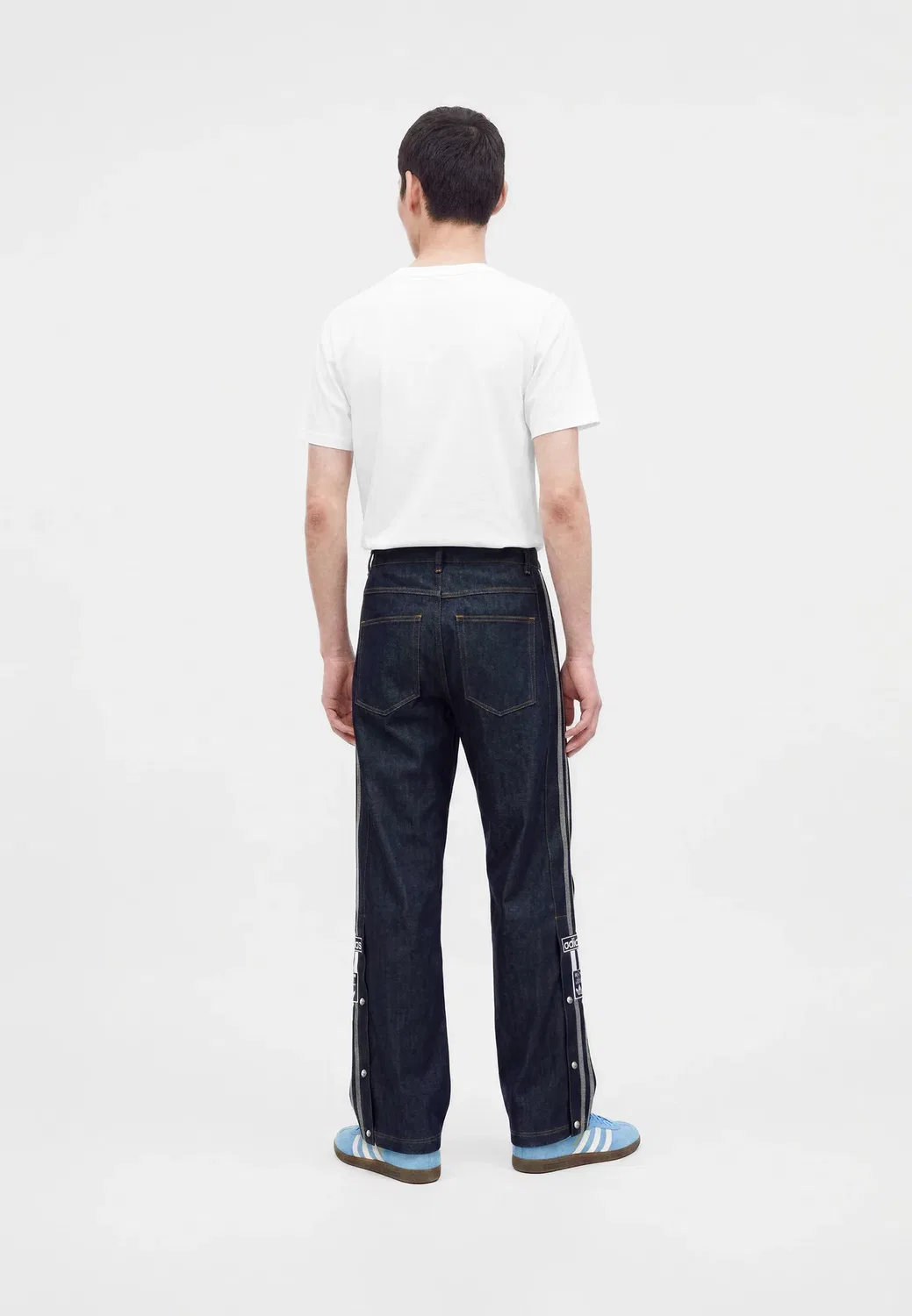 Джинсы Adibreak унисекс свободного кроя Adidas Originals, Indigo Denim — фото 3