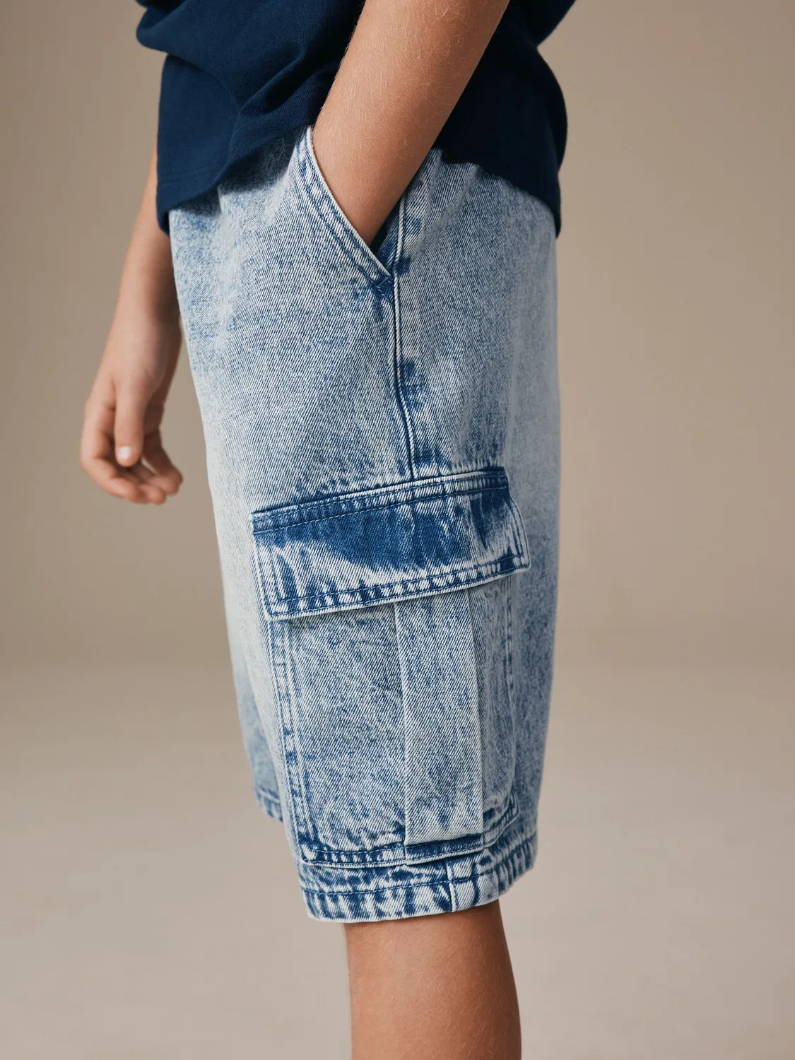 Шорты джинсовые карго, винтаж, Denim Vintage Next — фото 4