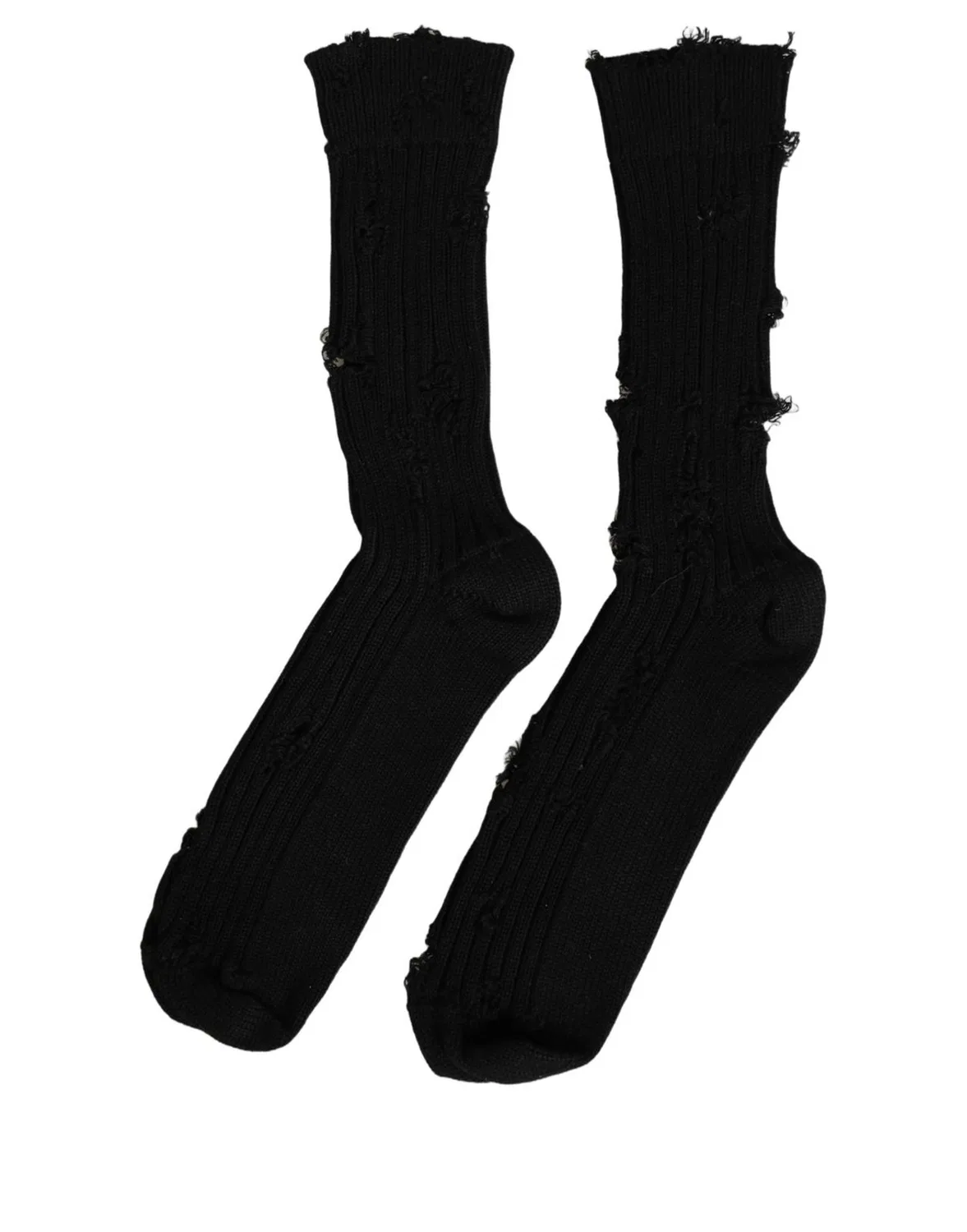 Мужские носки с эффектом потертостей Dolce & Gabbana, Black