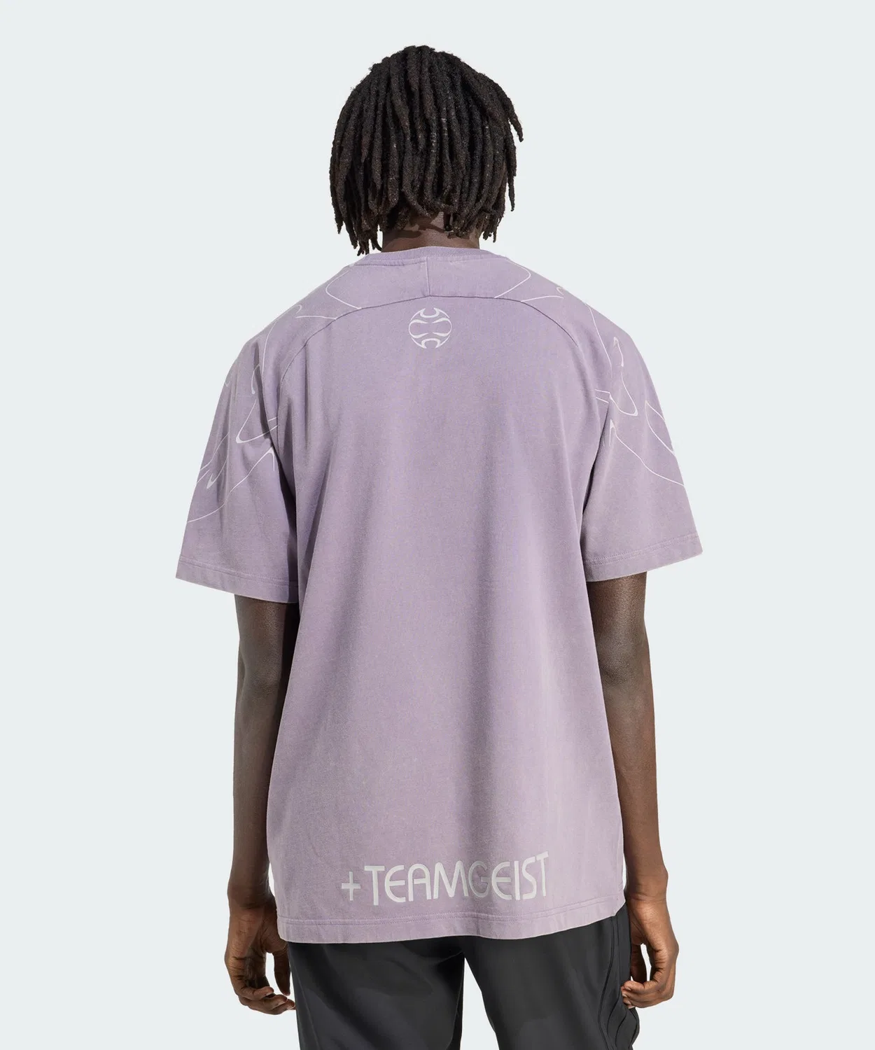 Мужская футболка с графическим принтом Adilenium Team Geist Adidas, Violet — фото 2