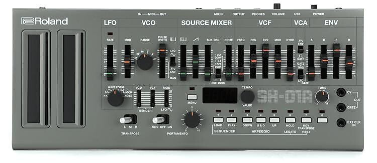 

Синтезатор серии Roland SH-01A Boutique с секвенсором