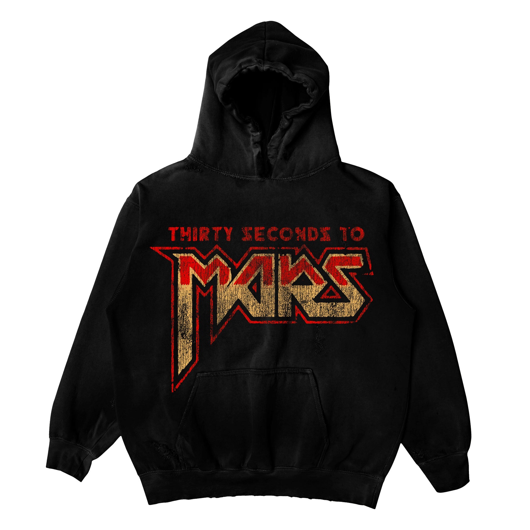 Худи унисекс Thirty Seconds to Mars Seasons Tour 2024 Vintage Mars, черный