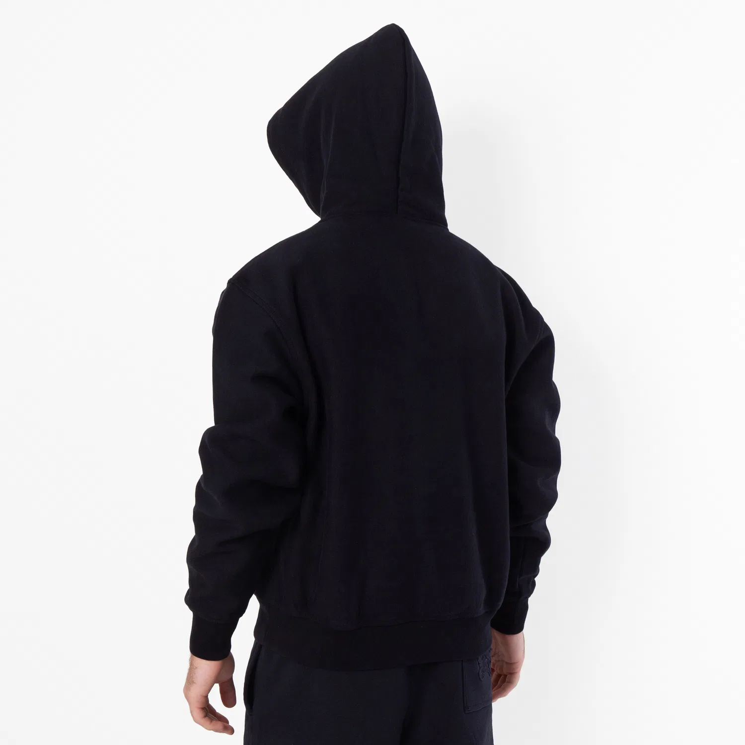 Худи с вышивкой EKD из хлопкового микса Burberry, Black — фото 3