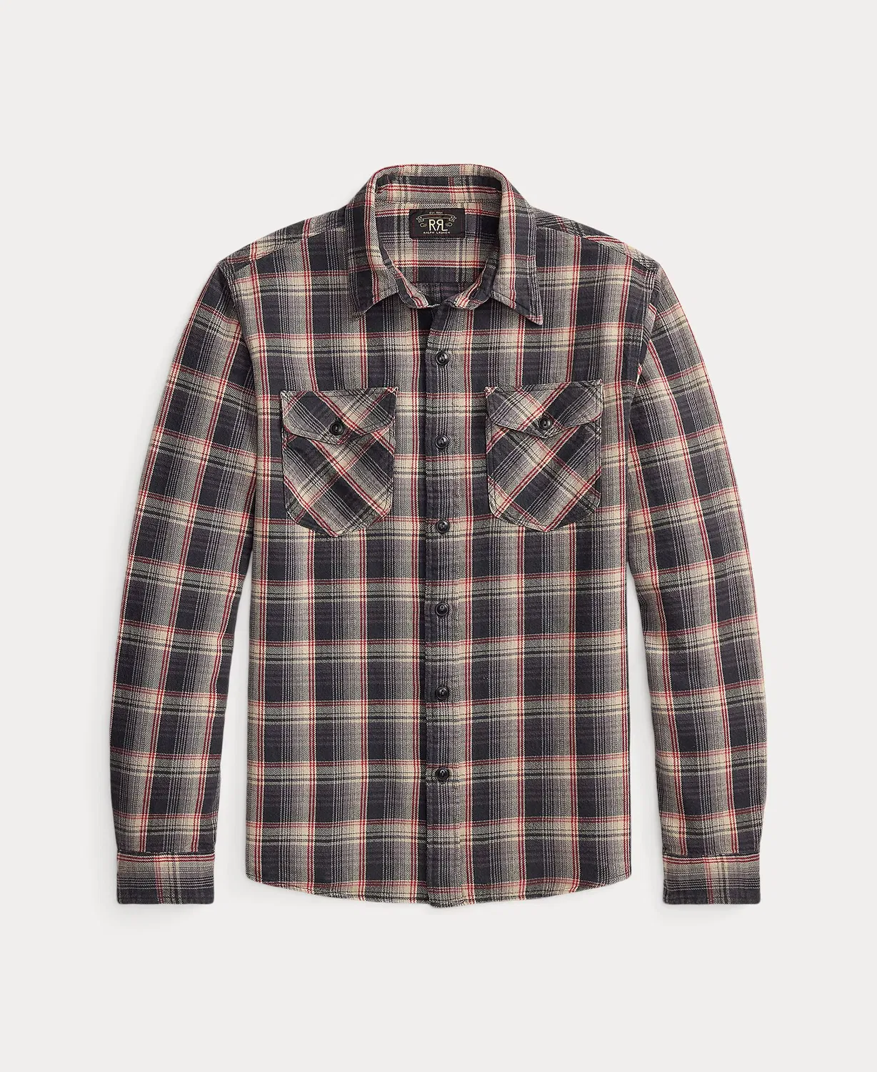 Мужская рубашка в клетку, Trabajo Sarga Gris/rojo, Polo Ralph Lauren, мультиколор