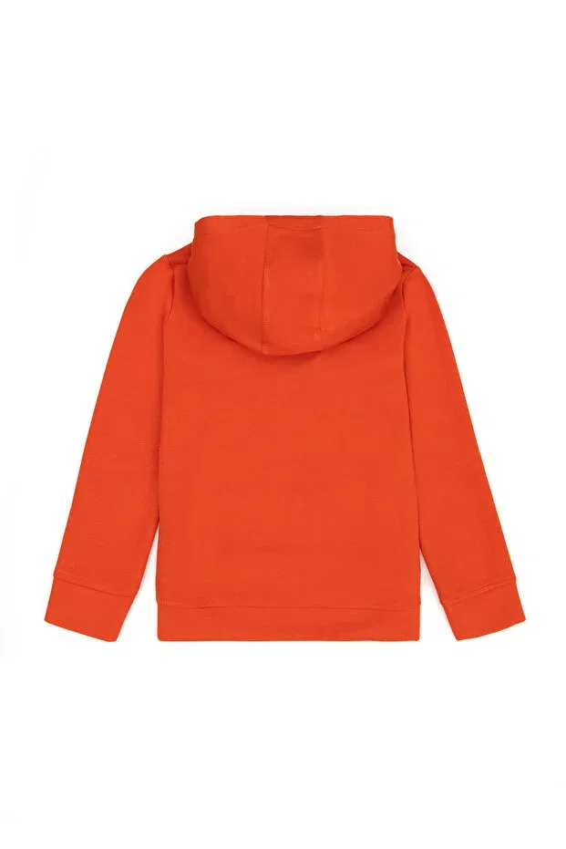 Детское худи для девочек с капюшоном U.S. Polo Assn., Oranj — фото 2