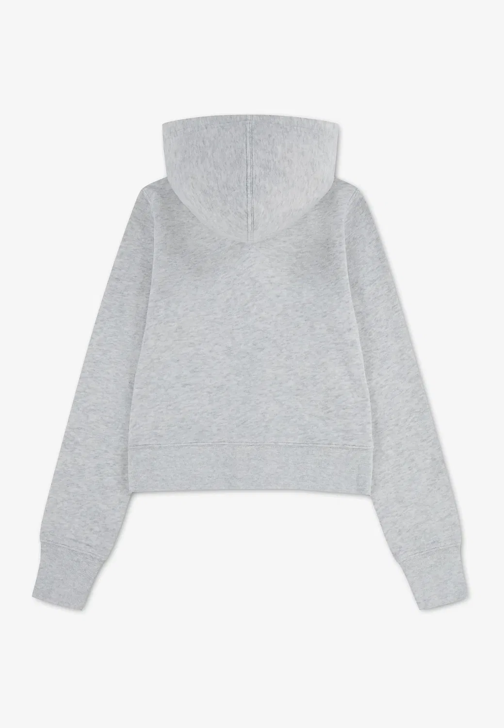 Логотип - толстовка на молнии Abercrombie & Fitch, Light Grey Heather — фото 2