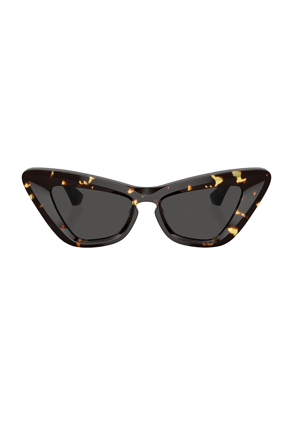 

Солнцезащитные очки «кошачий глаз» Burberry, цвет dark havana