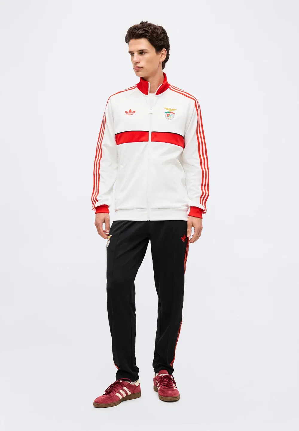Спортивная форма «Сан-Бенфика» - клубная одежда Adidas Originals, White — фото 2