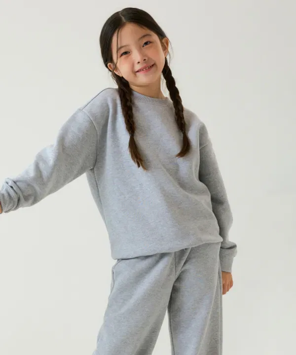 Свитшот оверсайз, Musinsa Standard Kids, серый