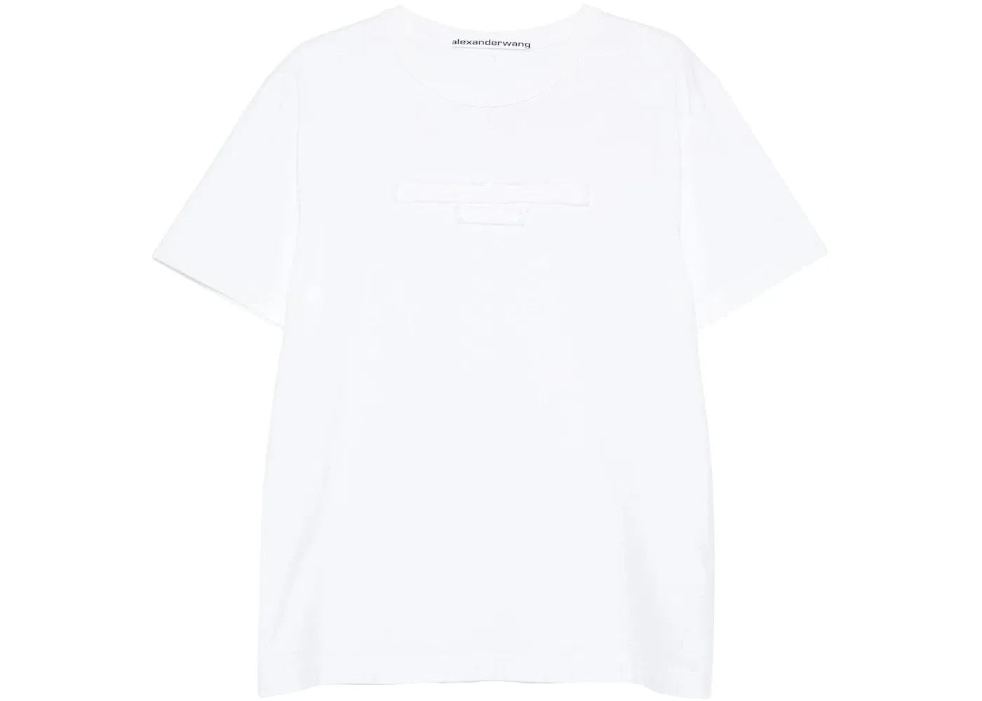 Унисекс футболка с принтом Alexander Wang Tee, White