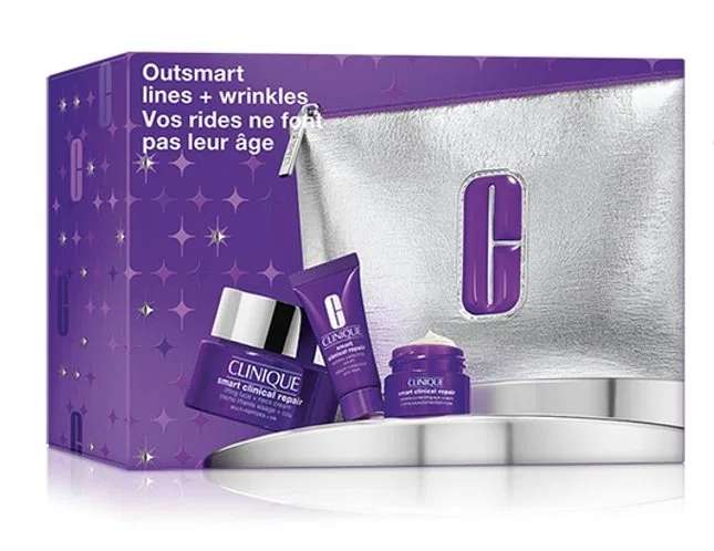 Набор антивозрастной косметики Outsmart Lines + Wrinkles Clinique, Multicolor — фото 2