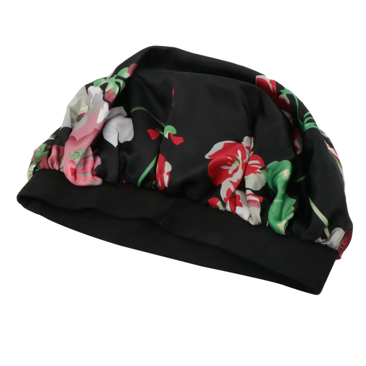 Шапочка для душа из сатина MAGICLULU, 31x31x1 см, Черный