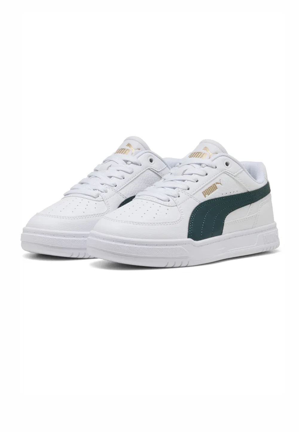 Caven iii jr унисекс - кроссовки Puma, White-Herb Garden- Gold — фото 2