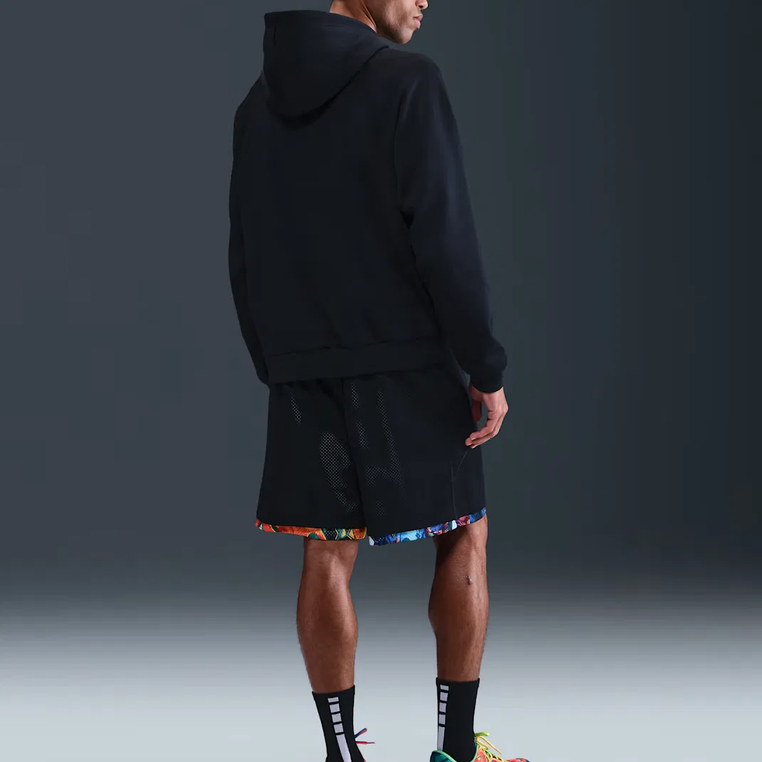 Мужская толстовка с капюшоном средней посадки Nike, Black — фото 3