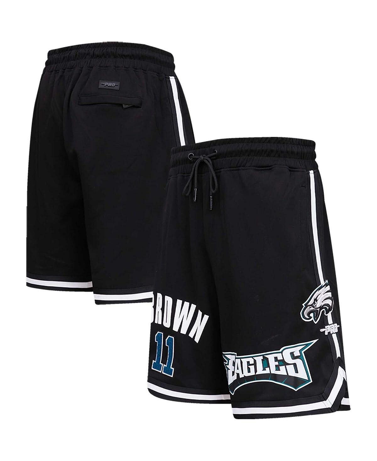 

Мужчины коричнево-черные шорты philadelphia eagles с именем и номером игрока Pro Standard, черный