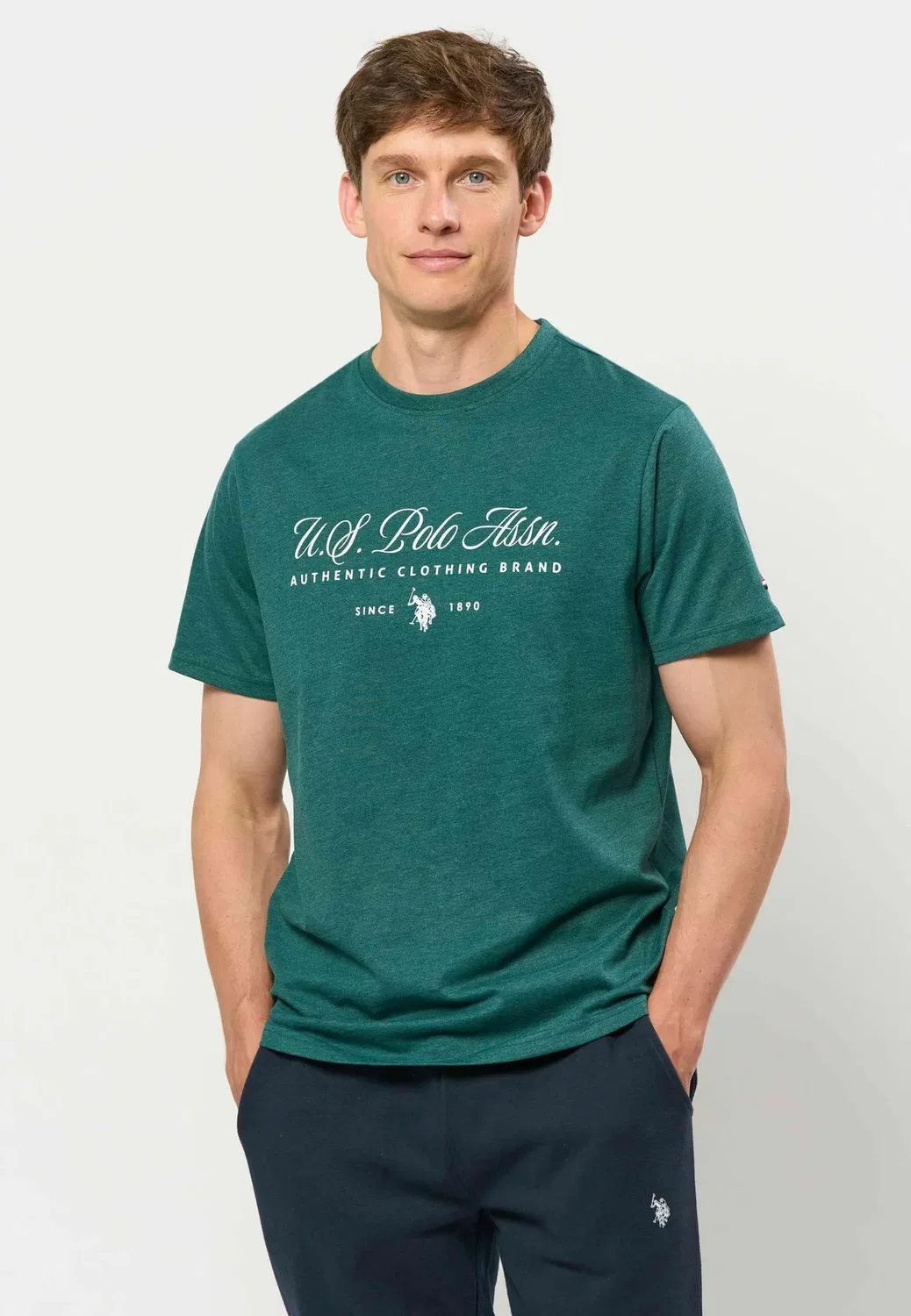 Умдаг - футболка с принтом U.S. Polo Assn., Rain Forest