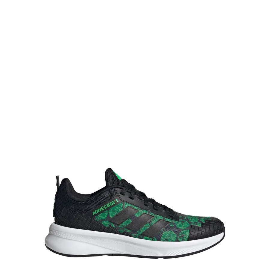 Спортивные кроссовки ADIDAS SPORTSWEAR 'Minecraft Fortarun 4.0' черного цвета — фото 2