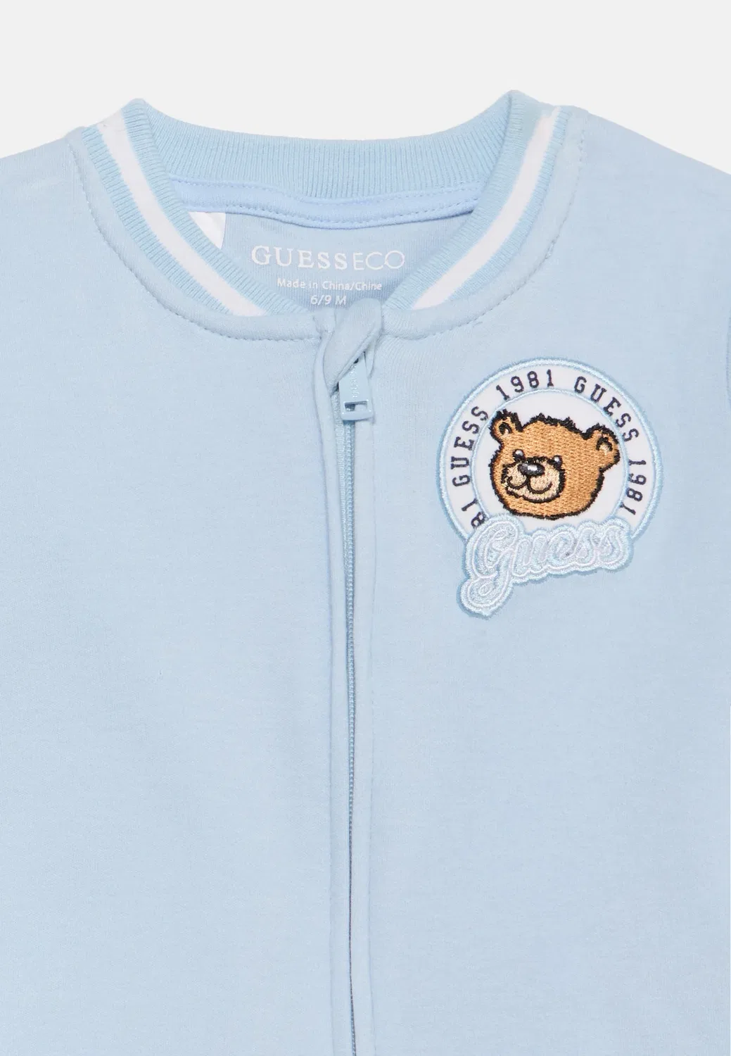 Комплект унисекс - толстовка на молнии Guess, Arctic Sky — фото 3