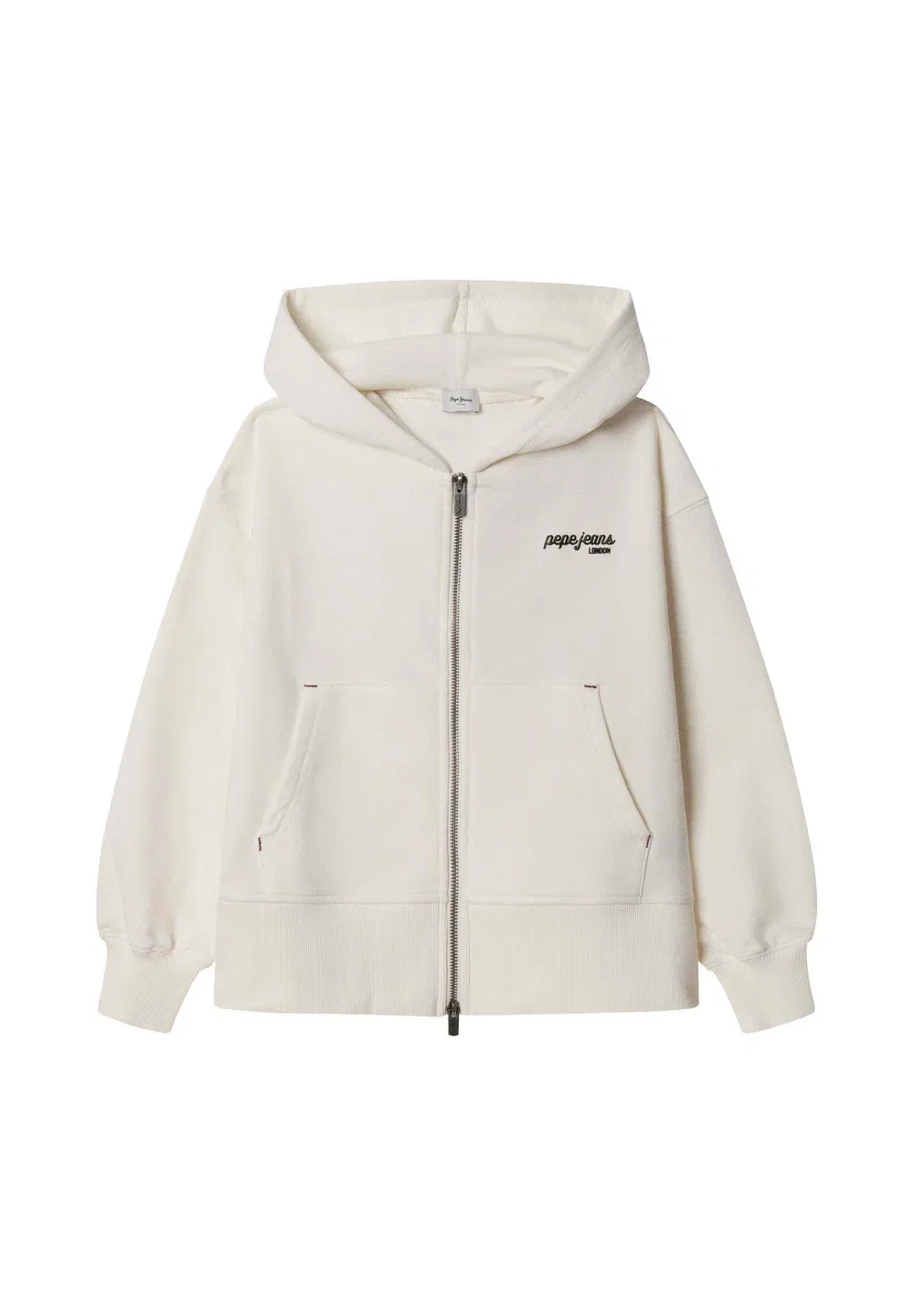 Толстовка с капюшоном Galathea на молнии Pepe Jeans, Mousse White