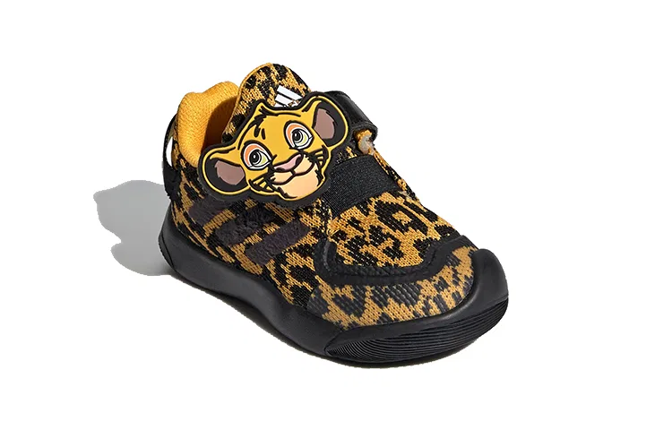 Детские кроссовки для малышей с принтом Activeplay Summer.Rdy Low Top Adidas, Black Yellow — фото 4