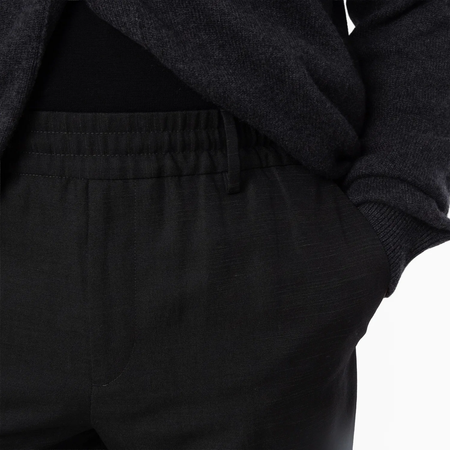 Брюки из шерсти и льна Wool Linen Blend Trousers Burberry, Heap — фото 2