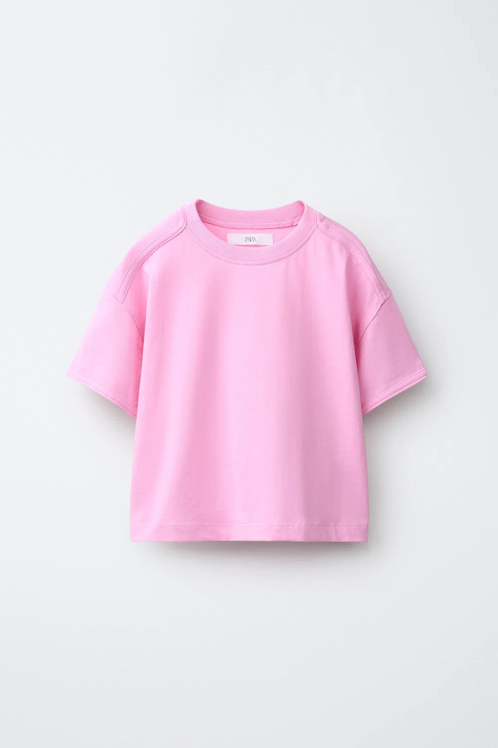 ПРОСТАЯ ФУТБОЛКА ZARA, Pink