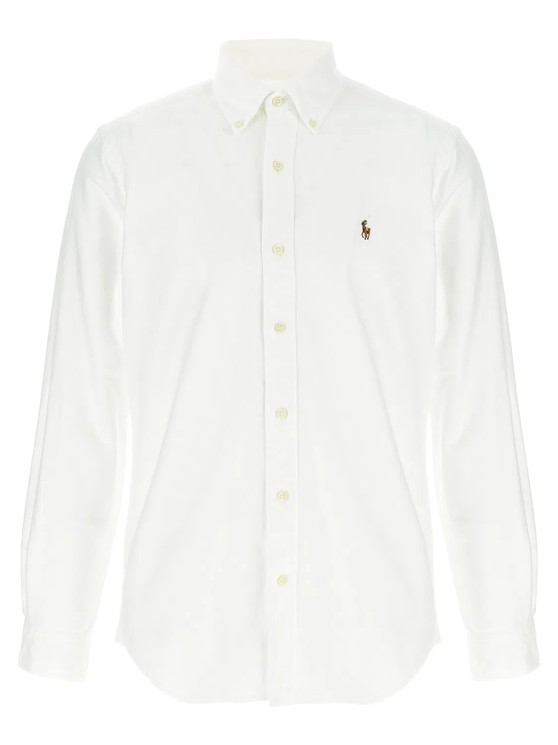 Мужская рубашка с длинным рукавом Oxford Polo Ralph Lauren, White