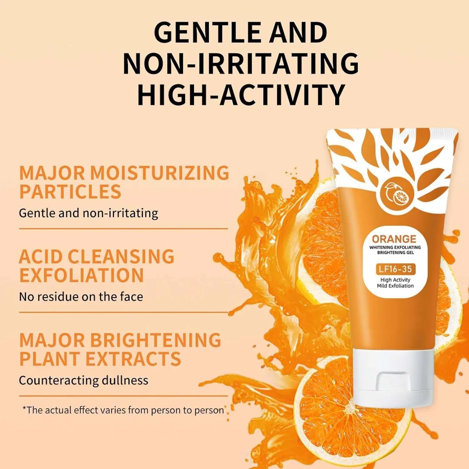 Скраб-гель для лица и тела Orange Exfoliating Gel, 50 г Generisch — фото 2