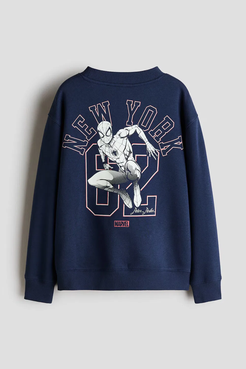 Толстовка с принтом и мягкой внутренней стороной H&M, Marineblau/Spider-Man — фото 2