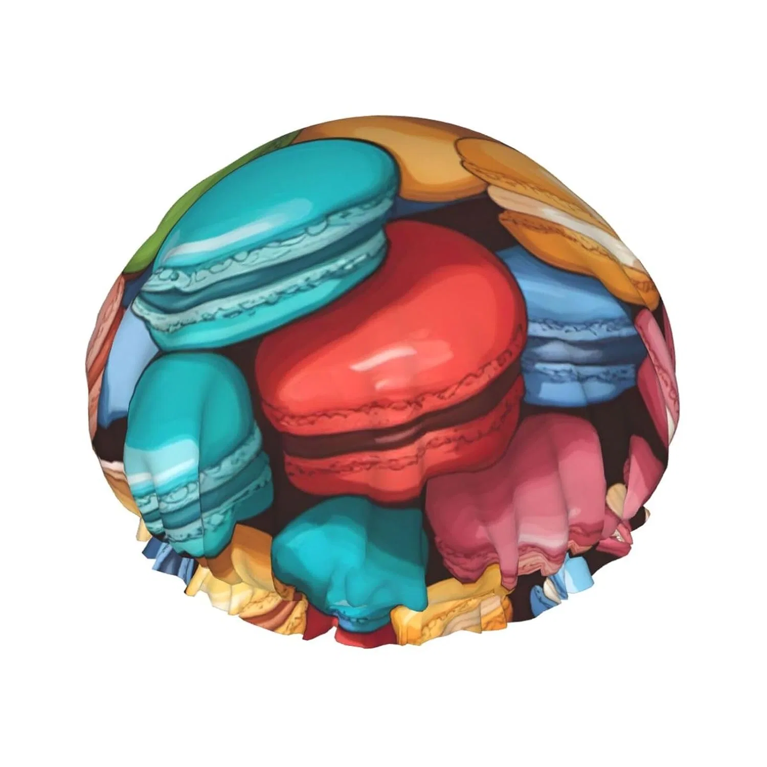 Двойная шапочка для душа Macaron Biscuit, SDFHU