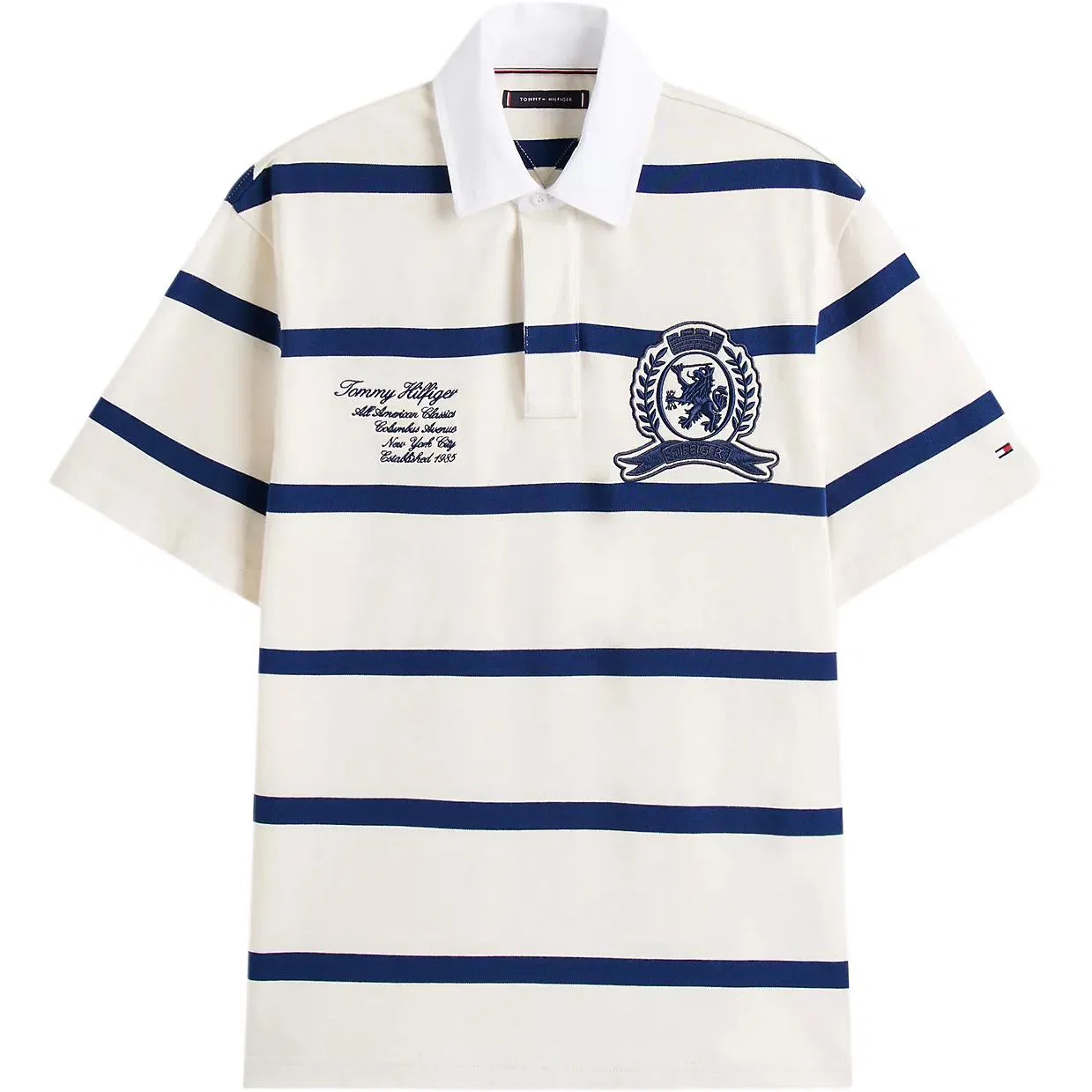 Мужское поло Ivory White Tommy Hilfiger