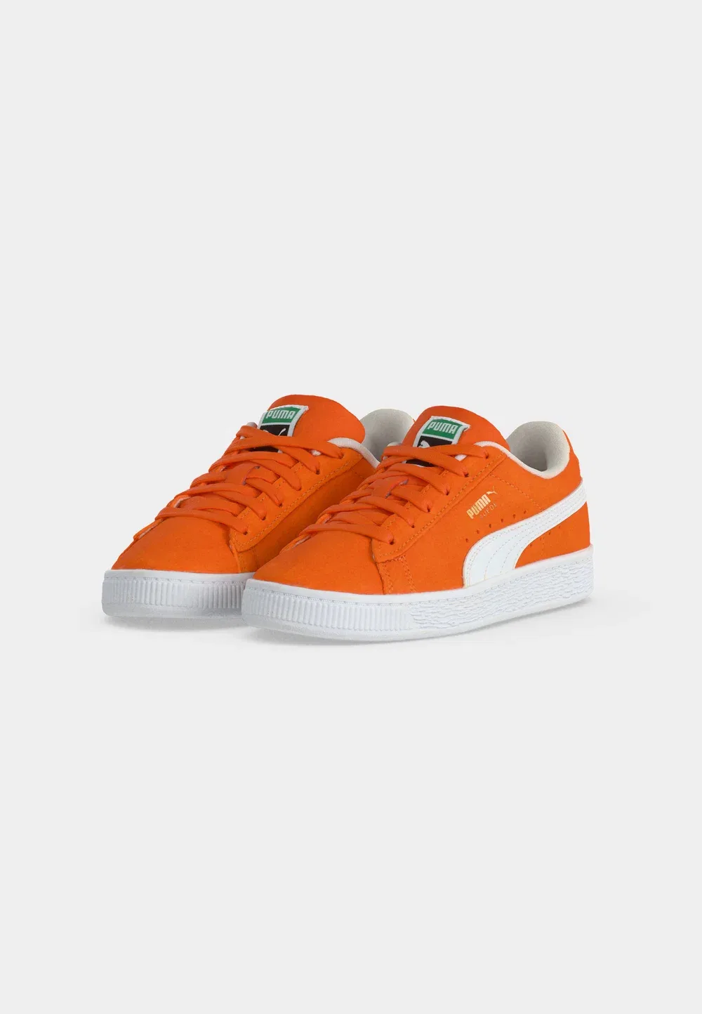 Классические замшевые кроссовки унисекс Puma, Cayenne Pepper/White — фото 3