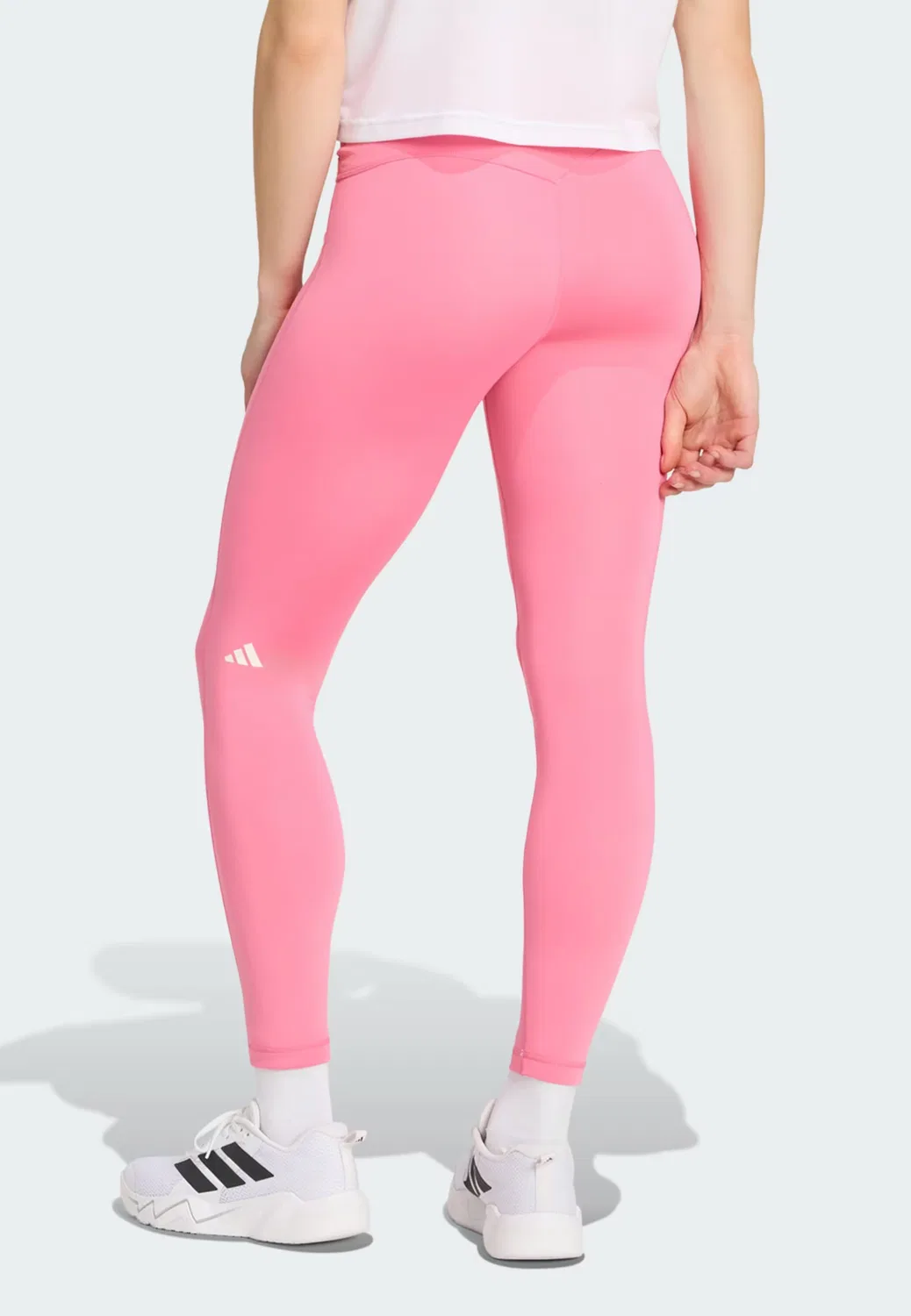 Спортивные легинсы Adidas Performance Studio All Me розового цвета — фото 2