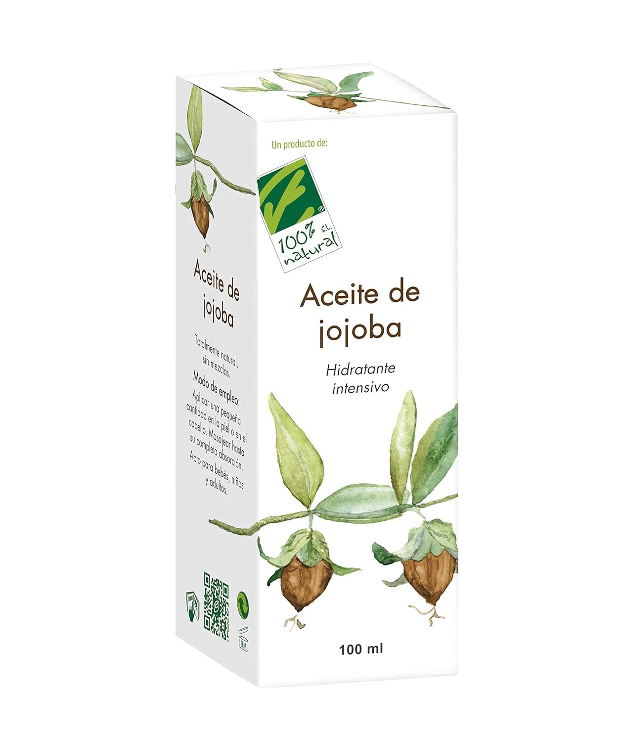 Масло для тела Jojoba Oil, un producto de 100% natural sl, 100мл