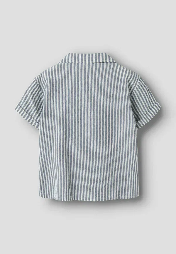 Футболка с коротким рукавом, хлопковая, Short sleeved Name It, Vintage Indigo, индиго — фото 4