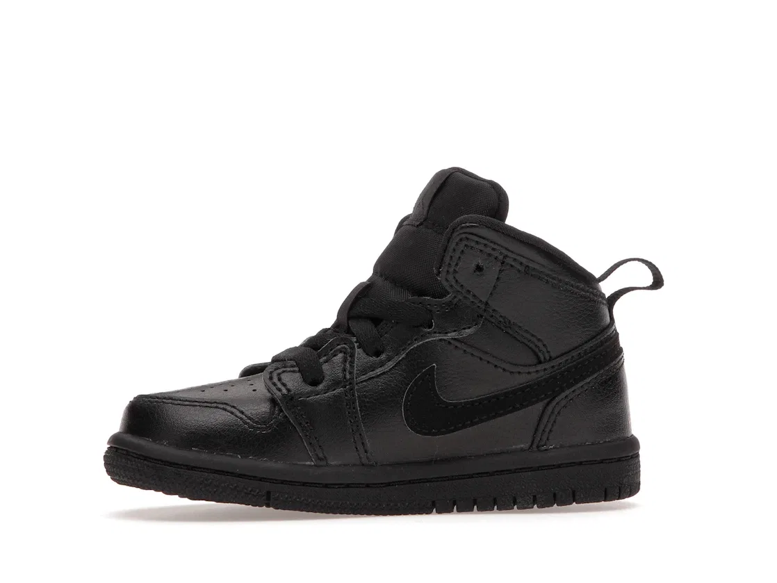 Детские кроссовки Lifestyle Jordan 1 Mid Black Jordan, Black Black Black — фото 3