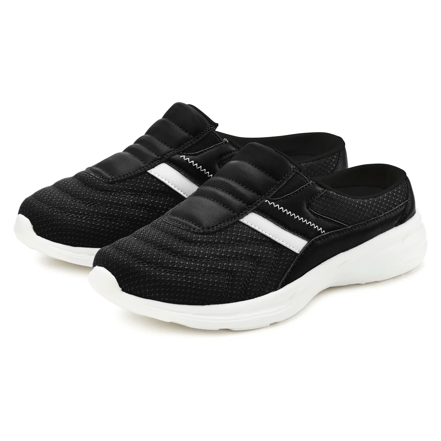 Детские текстильные кроссовки Slip-On-Sneaker Vivance, Black/White