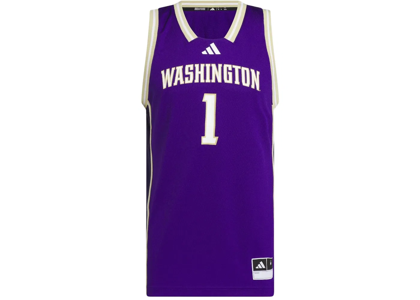Мужская джерси без рукавов Adidas, Washington Collegiate Purple