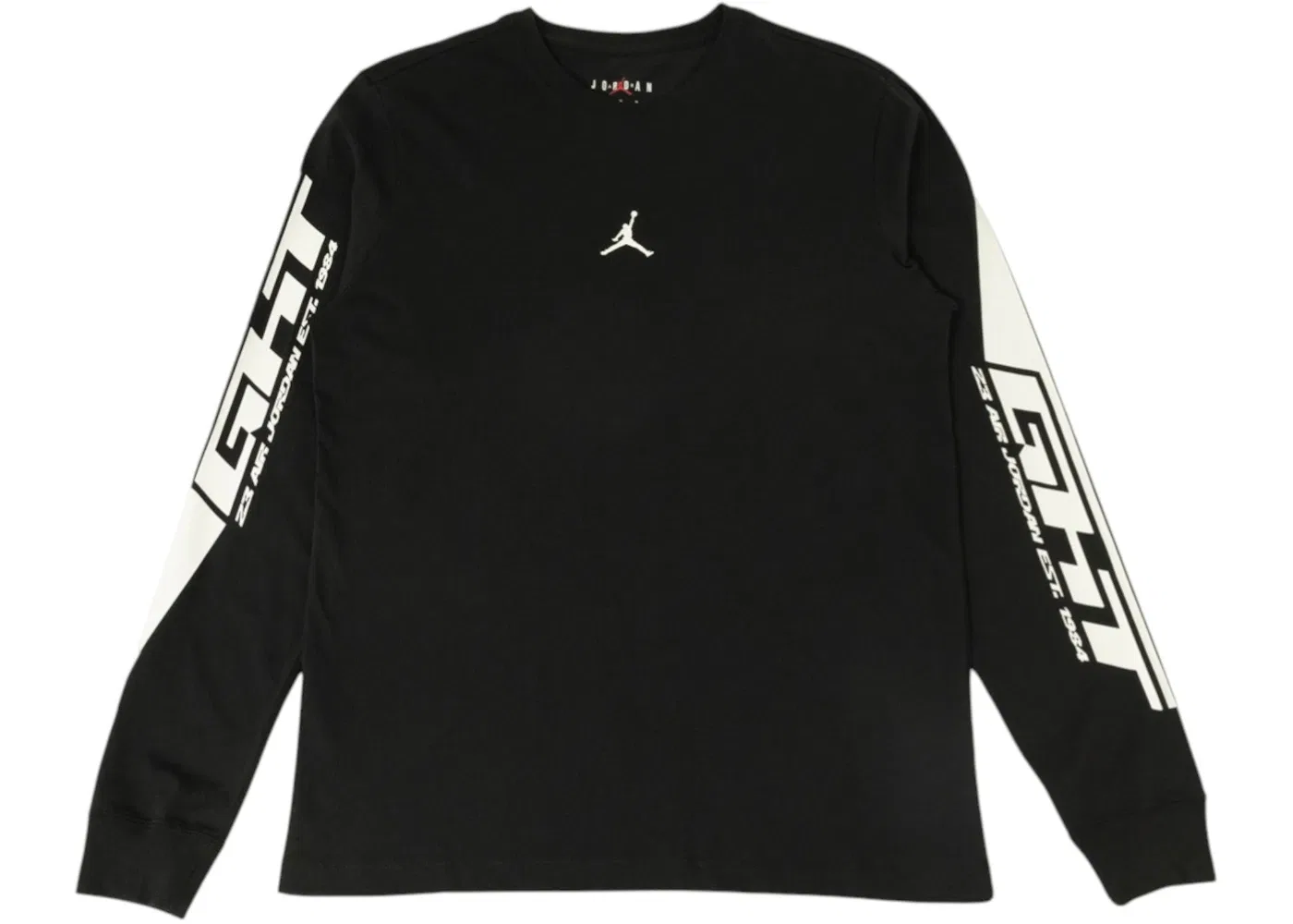 Мужская футболка с длинным рукавом Jordan, Black/Sail/Sail