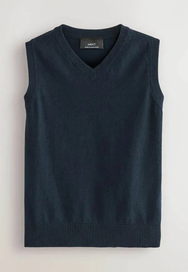 Топ 2-pack, хлопок, School Tank Top, Next, темно-синий — фото 4