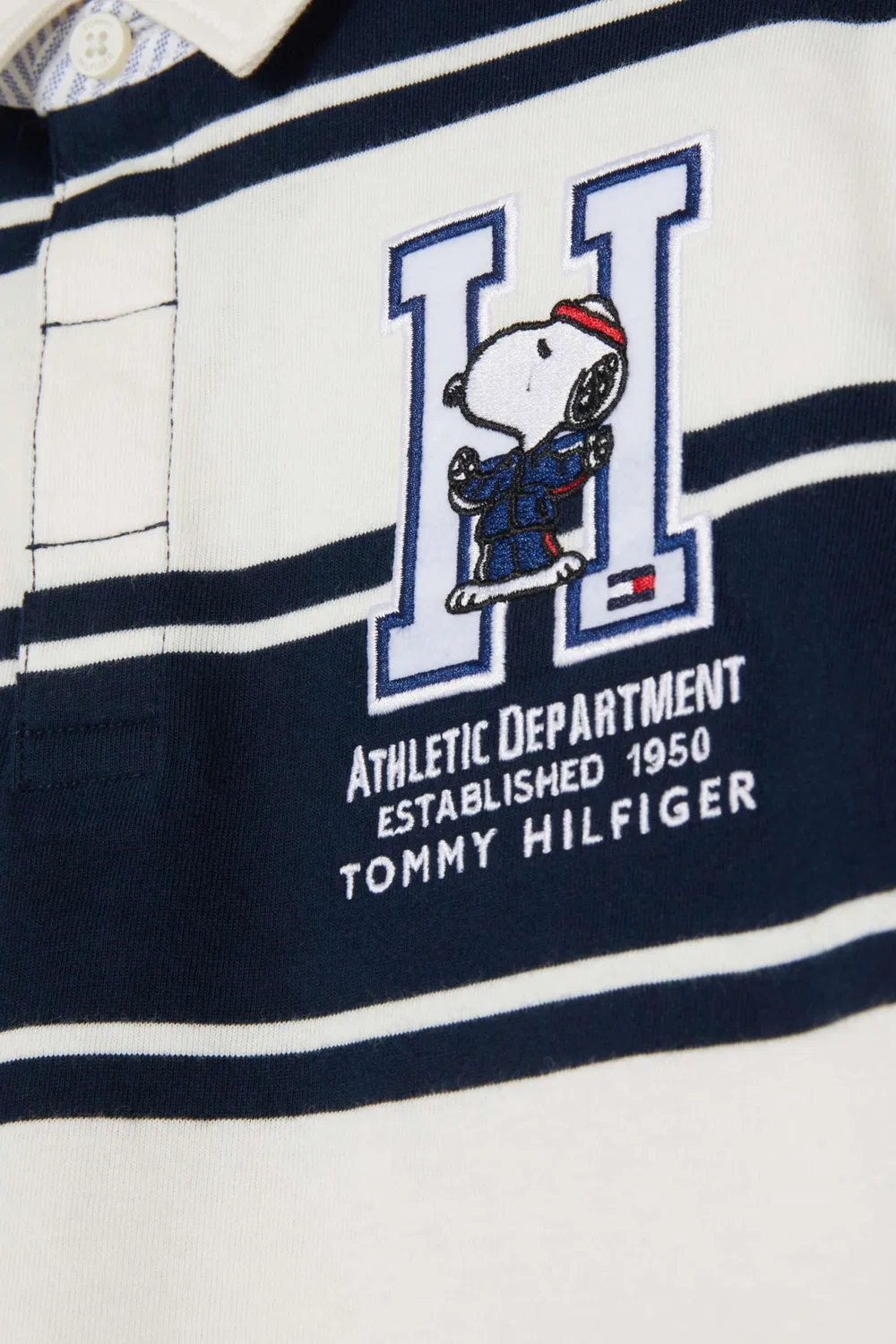 Футболка поло с принтом Peanuts Rugby Stripe Tommy Hilfiger — фото 4