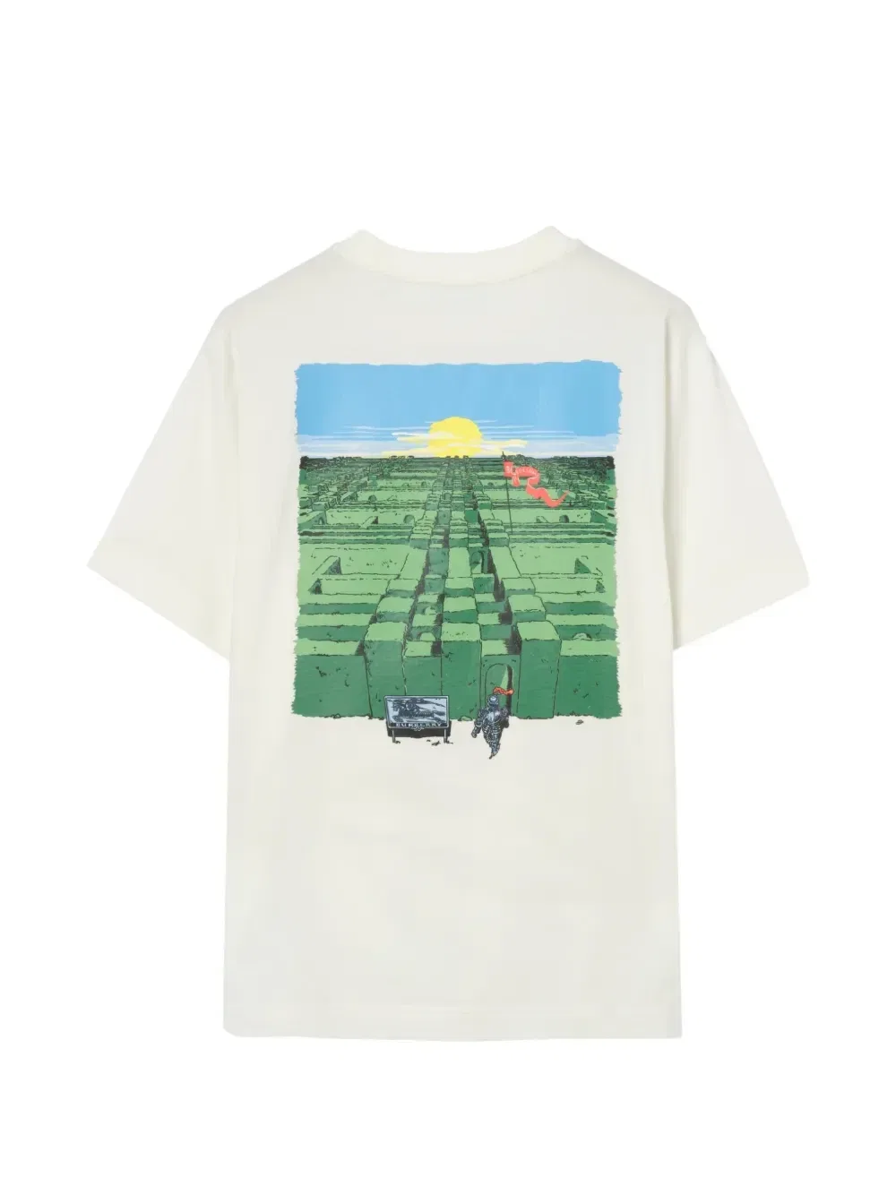 Футболка Maze Burberry, белый — фото 4